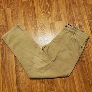 Vtg Tommy Hilfiger Corduroy Pants‎ Men 32x32 Khaki Tan Custom Straight Fit Y2K